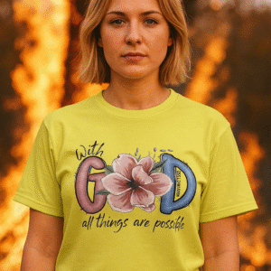 Camiseta whit God